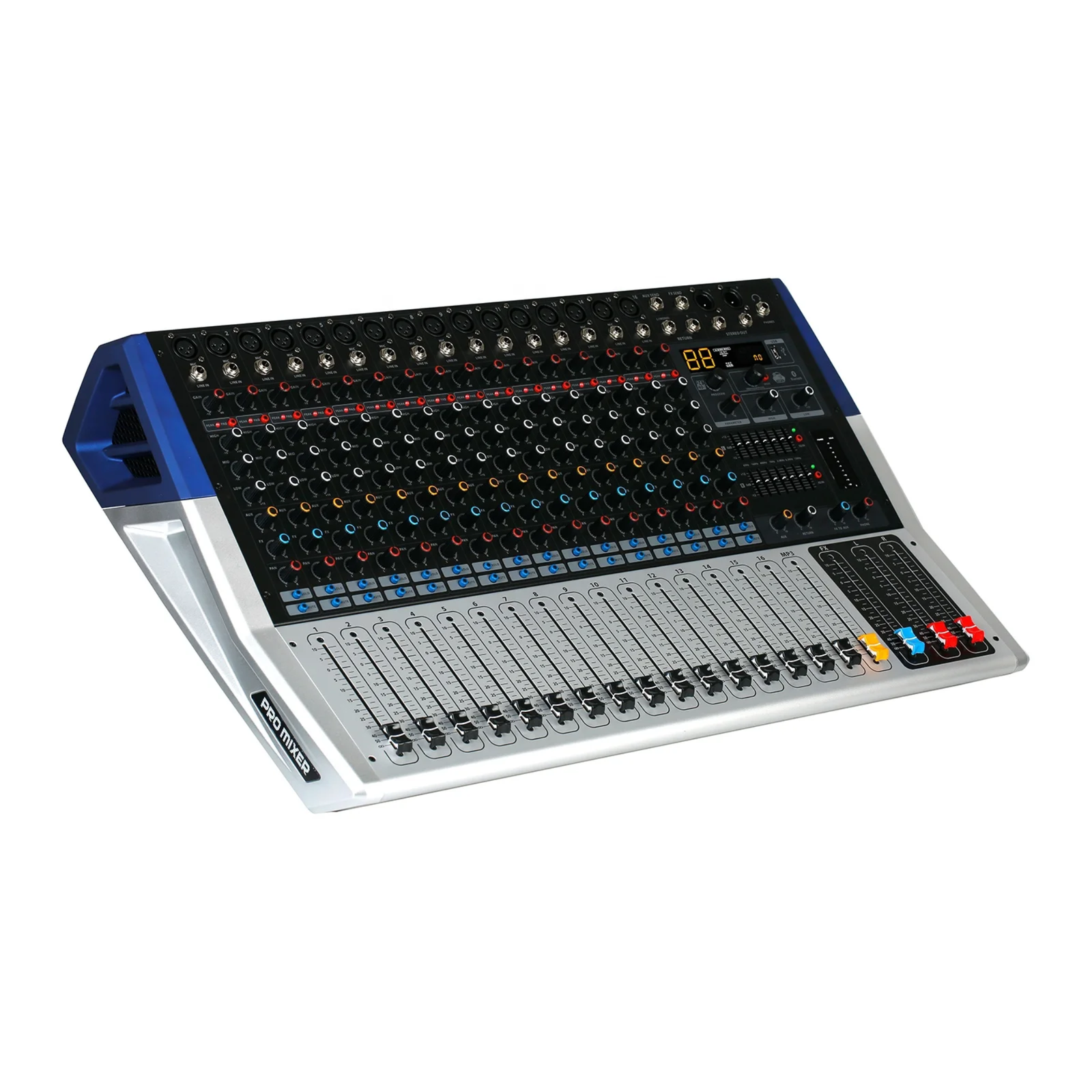 True Tone kv 160 16 channels powered mixer -pro mixer 